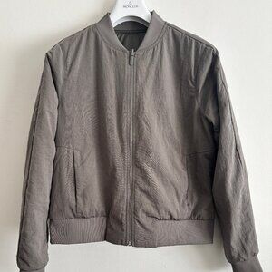 Lululemon Non-stop Bomber Reversible Jacket Olive / Taupe Medium - Large